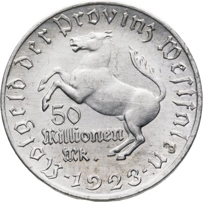 купить Германия, Вестфалия, нотгельд 50000000 марок 1923