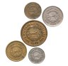 Купить Монголия  набор из 5 монет:  1, 2, 5, 10 и 20 мунгу 1945