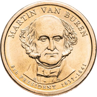 купить США 1 доллар (dollar) 2008 "Мартин Ван Бюрен (8-й президент США)", знак монетного двора "D" - Денвер