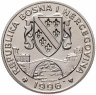 Купить Босния и Герцеговина 500 динаров (dinara) 1996 "XXVI летние Олимпийские Игры, Атланта 1996 - Фехтование"