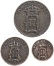 Купить Швеция набор монет 1,2,5 эре 1907 Король Оскар II