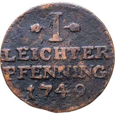 купить Гослар 1 пфенниг 1749