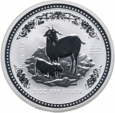купить Австралия 2 доллара (dollars) 2003 "Год козы"
