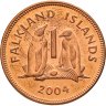 Купить Фолклендские острова 1 пенни (penny) 2004