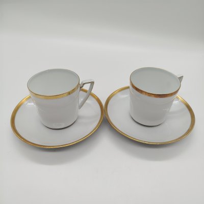 купить Набор из двух чайных пар, фарфор, золочение, Eschenbach, Германия, 1930-1950 гг.