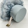 Купить Игольница в виде дамы в розово-голубом кружевном платье, фарфор, роспись, ткань, Германия, 1950-1970 гг.
