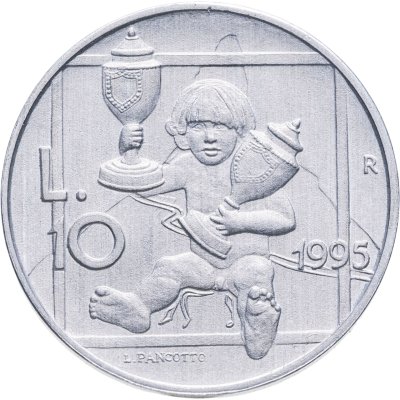 купить Сан-Марино 10 лир (lire) 1995