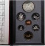 Купить Канада годовой набор из 7 монет 1989 в футляре с сертификатом