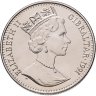 Купить Гибралтар 1 крона (crown) 1991 XXV Летние Олимпийские игры, Барселона 1992 - Прыжки в длину