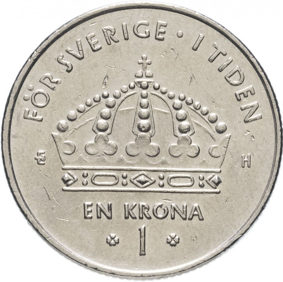 купить Швеция 1 крона 2001-2012