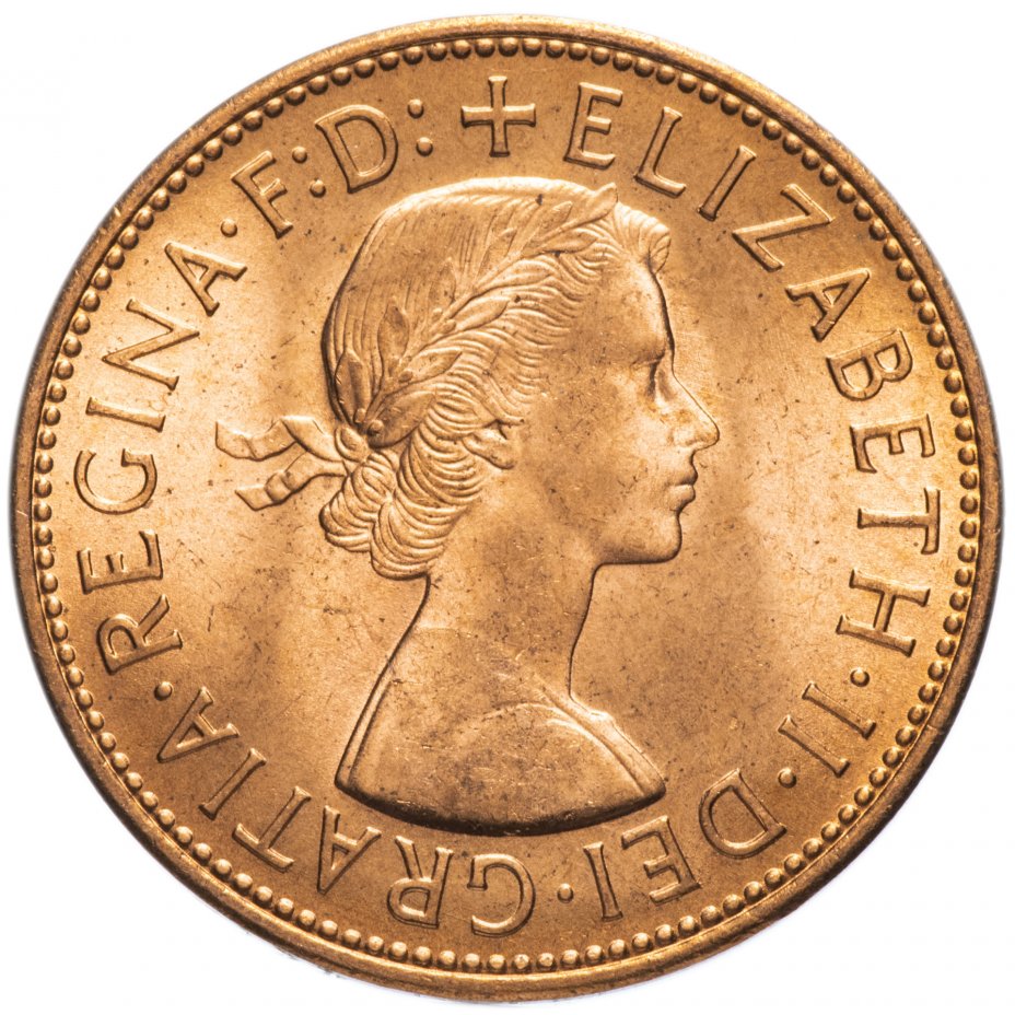 купить Великобритания 1 пенни (penny) 1966