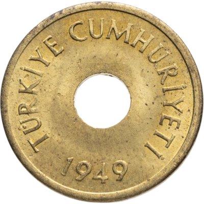 купить Турция 1 куруш (kurus) 1949