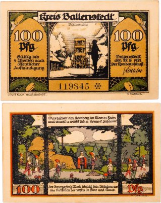 купить Германия 100 пфенниг 1921