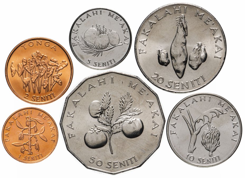 купить Тонга набор монет 1981-2011 (6 штук)