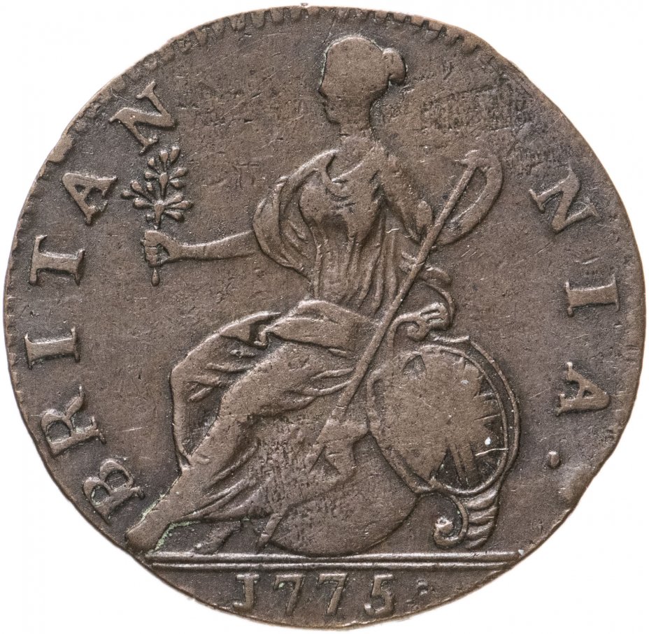 купить Великобритания 1/2  пенни 1775