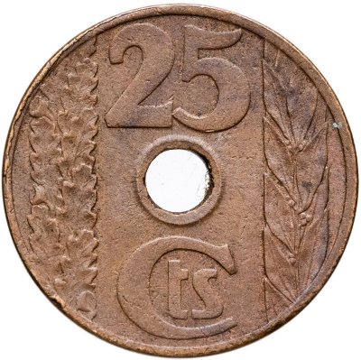 купить Испания 25 сентимо (centimos) 1938