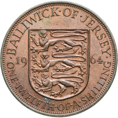 купить Джерси 1/12 шиллинга (shilling) 1964