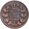 Купить Германия, Бавария 1 пфенниг 1861