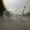 Купить Ваза, украшенная рельефным изображением цветов, стекло, Россия, 2000-2010 гг.