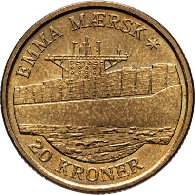 купить Дания 20 крон (kroner) 2011 "Корабли - Эмма Маэрск"