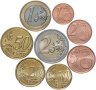 Купить Люксембург полный набор монет евро для обращения 2022 (8 штук, UNC)