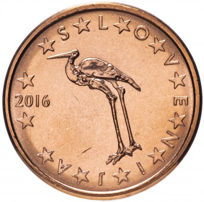 купить Словения 1 цент (cent) 2016