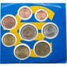 Купить Италия, сувенирный набор из 8 монет ЕВРО 2002