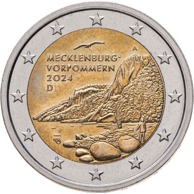 купить Германия 2 евро 2024 "Мекленбург-Передняя Померания (холм Кёнигсштуль)" Двор A