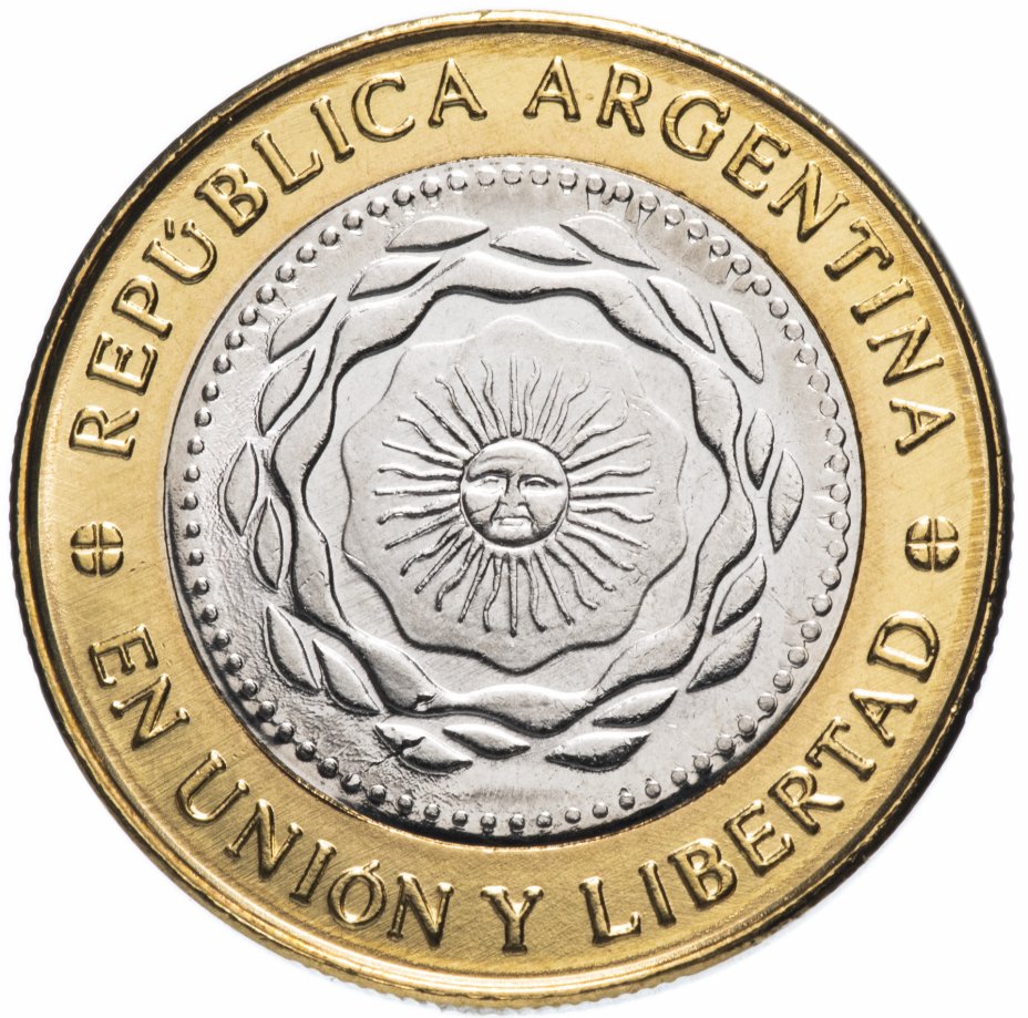 купить Аргентина 2 песо (pesos) 2016