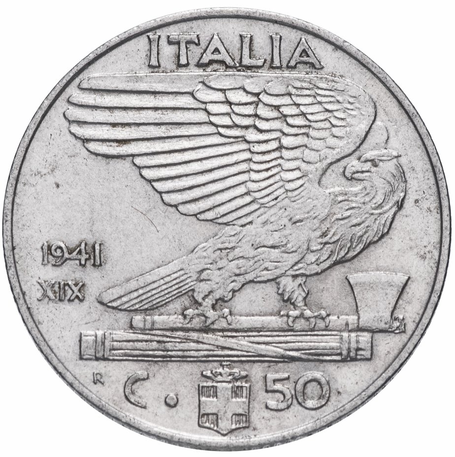купить Италия 50 чентезимо 1939-1943