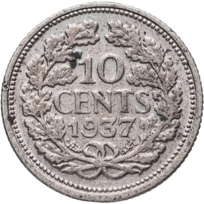 купить Нидерланды 10 центов (cents) 1937