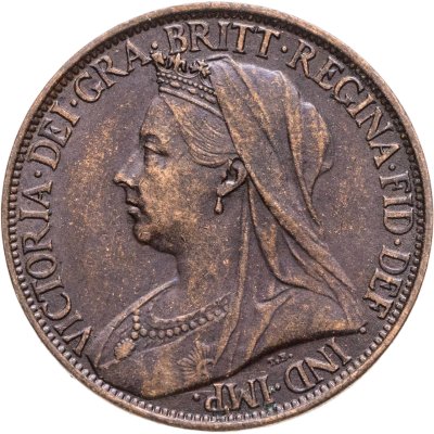 купить Великобритания 1 фартинг (farthing) 1899