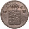 Купить Германия, Саксония 1 пфенниг 1859