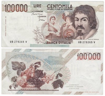 купить Италия 100000 лир 1983