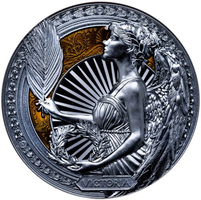купить Остров Ниуэ 2 доллара 2024 "Богиня Виктория", в футляре с сертификатом
