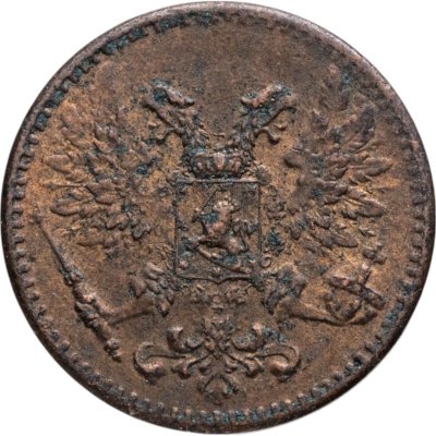 купить 1 пенни (penni) 1917, монета для Финляндии