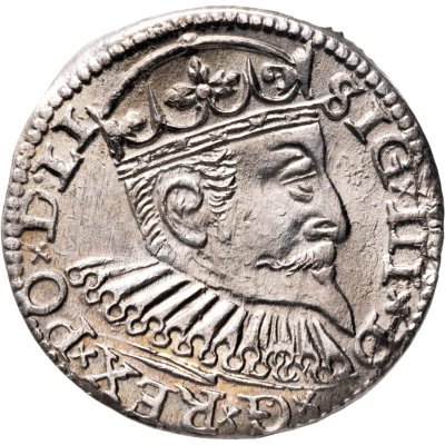купить Речь Посполитая, Ливония 3 гроша 1597 Сигизмунд III
