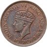 Купить Цейлон 1 цент (cent) 1942  Бронза, 2.35 гр, толщина 0.87 мм