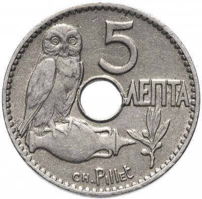 купить Греция 5 лепт 1912