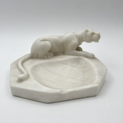 купить Пепельница "Пантера", мрамор, резьба, СССР, 1970-1990 гг.