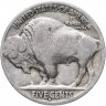 Купить США 5 центов (cents) 1913-1938 Buffalo Nickel, случайная дата