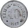 Купить Германия "Бергцаберн" 10 пфеннигов 1917 нотгельд