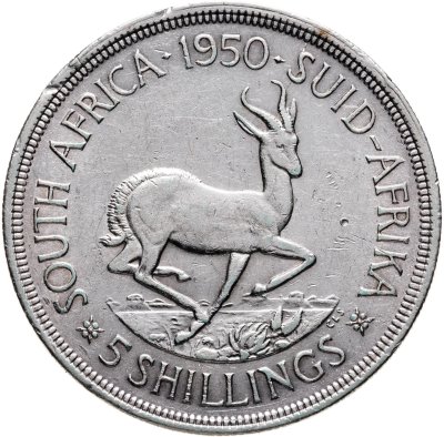купить ЮАР 5 шиллингов (shillings) 1950