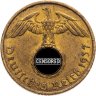 Купить Германия (Третий рейх) 5 рейхспфеннигов (reichspfennig) 1937, Знак монетного двора "A"