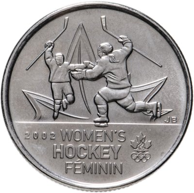купить Канада 25 центов (cents) 2009 "Женский хоккей"