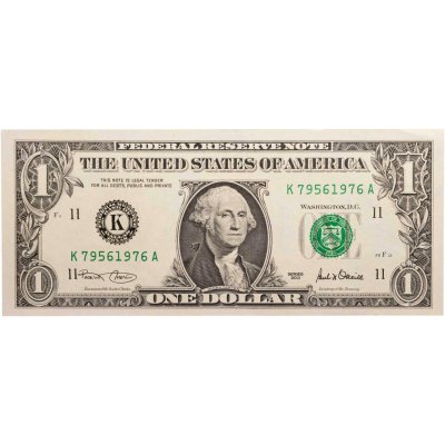 купить США 1 доллар 2001 (Pick 509) K-Даллас "FW" (Fort Worth)