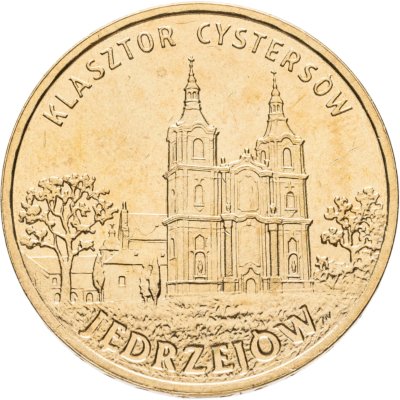 купить Польша 2 злотых 2009 "Енджеюв (Jedrzejow Klasztor Cystersow)"