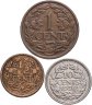 Купить Нидерланды набор монет 1936-1937 (3 штуки)