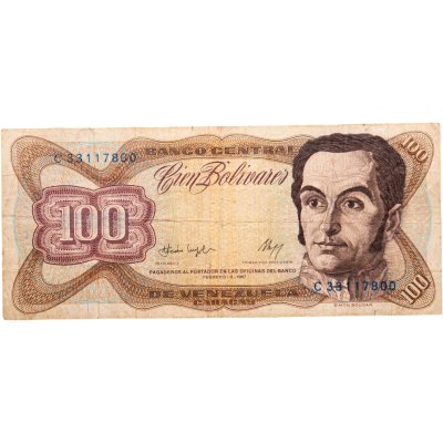 купить Венесуэла 100 боливаров 1987