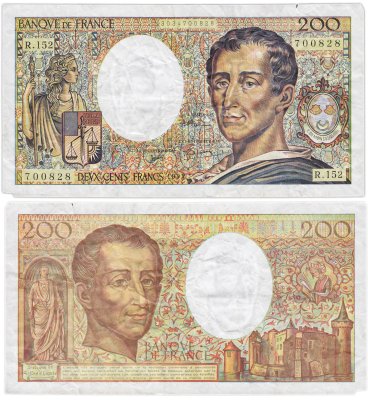 купить Франция 200 франков 1981-1994 (Montesquieu, барон де Монтескьё) Pick 155